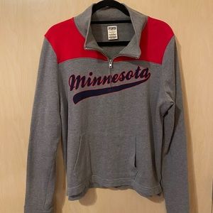Minnesota Twins Victoria’s Secret Quarter-Zip Sweatshirt